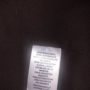 Women’s leather jacket